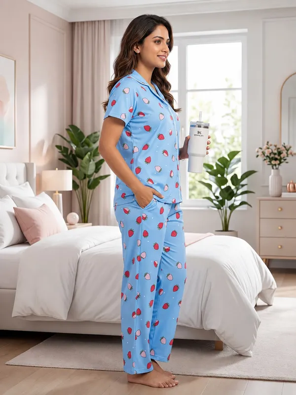 Strawberry_Charm_3-Piece_Nightwear_set