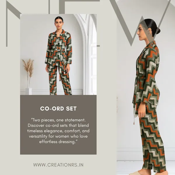 Grey_&_Orange_Printed_Co-ord_Set_Premium_For_Women