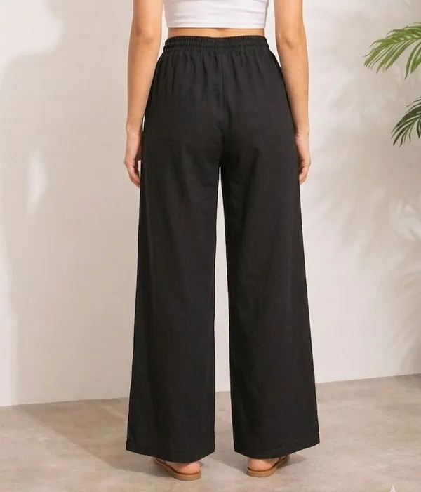 Women's_Plain_Black_Cotton_palazzo_