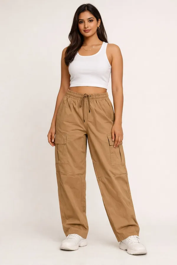 Cotton_Straight_fit_Cargo_Pant_With_4_Pockets