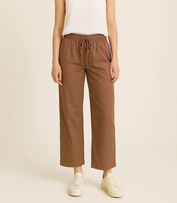 Camel_Breathable_Cotton_Straight_Fit_Pant_With_2_Pockets_For_Girls