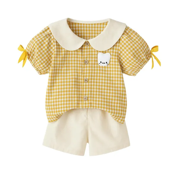 Yellow_Trendy_&_Comfortable_A-Line_Set_For_Girls
