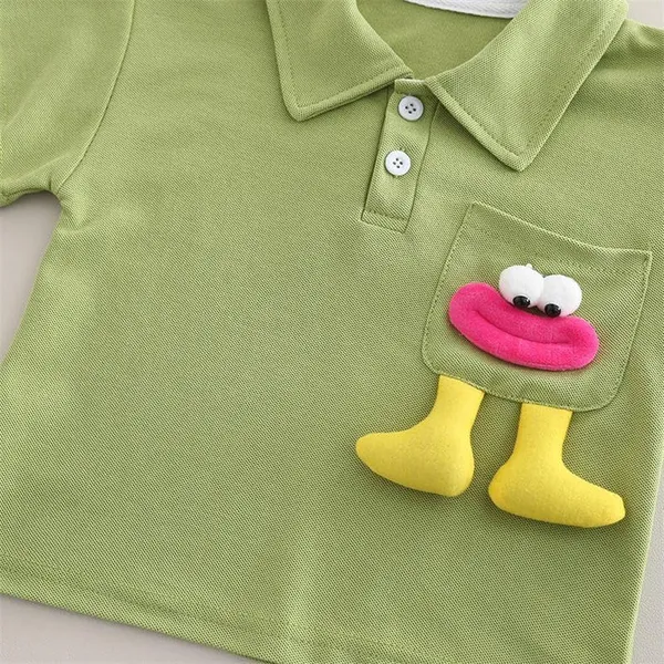 Green_Trendy_&_Comfortable_Matching_Shorts_Set_For_Girls