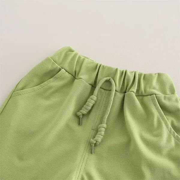 Green_Trendy_&_Comfortable_Matching_Shorts_Set_For_Girls