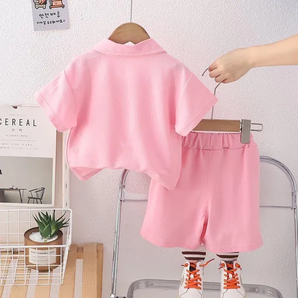 Pink_Trendy_&_Comfortable_Matching_Shorts_Set_For_Girls