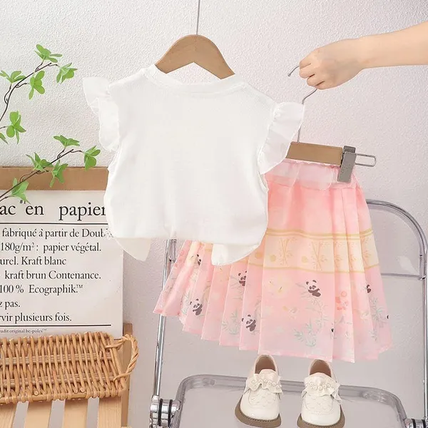 Pink_Trendy_&_Comfortable_Skirt_Set_For_Girls