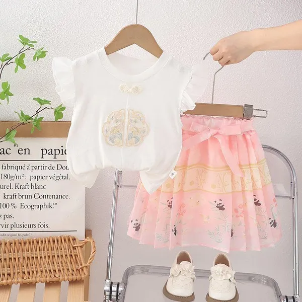 Pink_Trendy_&_Comfortable_Skirt_Set_For_Girls