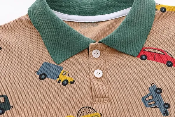 Brown_Trendy_&_Comfortable_Car_Denim_Short_Set_For_Boys