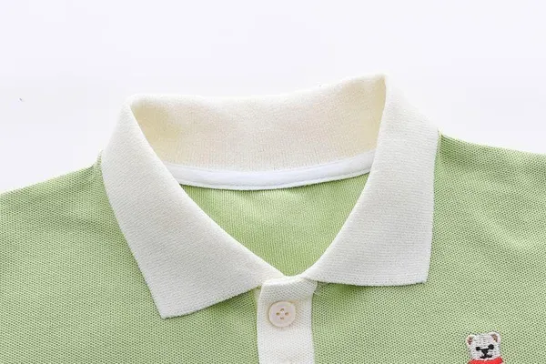 Green_Trendy_&_Comfortable_Polo_T-Shirt_Shorts_Set_For_Boys