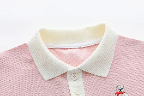 Pink_Trendy_&_Comfortable_Polo_T-Shirt_Shorts_Set_For_Boys
