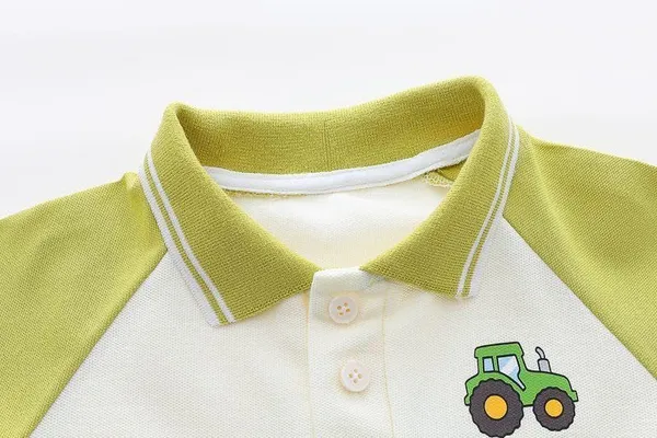 Green_Trendy_&_Comfortable_Polo_T-Shirt_Shorts_Set_For_Boys