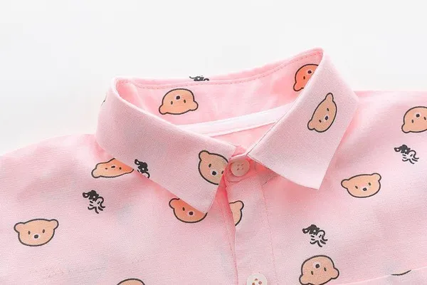 Pink_Trendy_&_Comfortable_Shirt_Shorts_Set_For_Boys