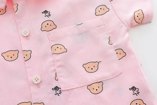 Pink_Trendy_&_Comfortable_Shirt_Shorts_Set_For_Boys