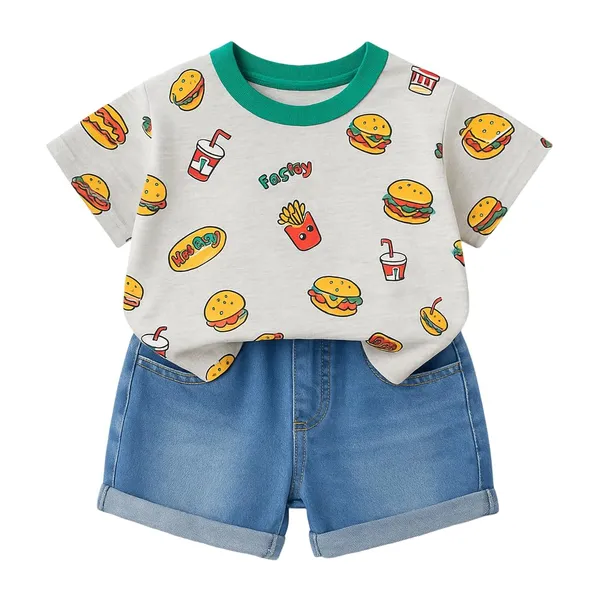 Grey_Trendy_&_Comfortable_Hamburger_Short_Set_For_Boys