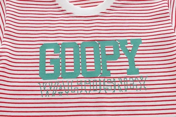 Red_Stripped_T-Shirt_Shorts_Set_For_Girls
