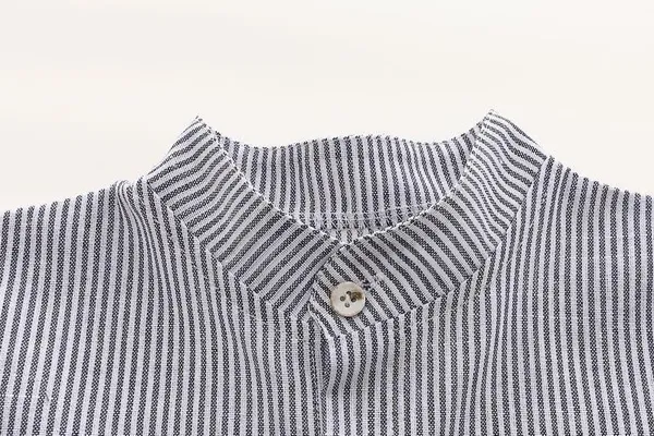 Grey_Trendy_&_Comfortable_Striped_Shirt_Shorts_Set_For_Boys