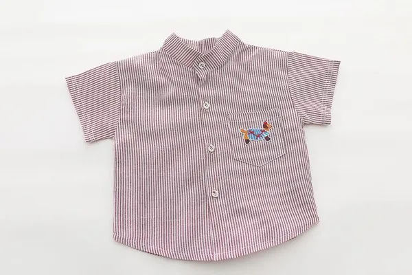 Red_Trendy_&_Comfortable_Striped_Shirt_Shorts_Set_For_Boys