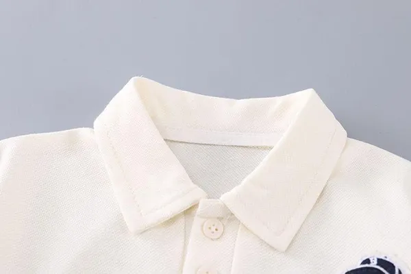 White_Trendy_&_Comfortable_Teddy_Bear_T-Shirt_Set_For_Boys
