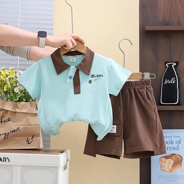 Sea_Green_Trendy_&_Comfortable_Matching_Shorts_Set_For_Boys