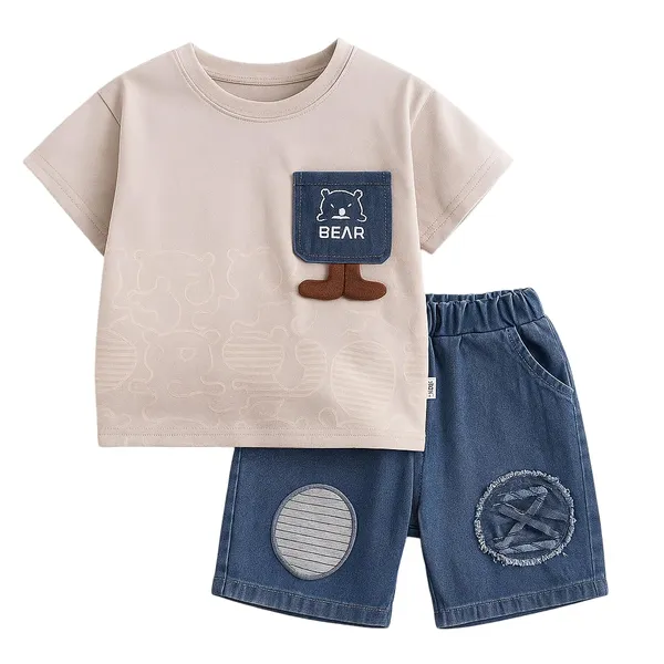 Gray_Trendy_&_Comfortable_Bear_Denim_Shorts_For_Boys