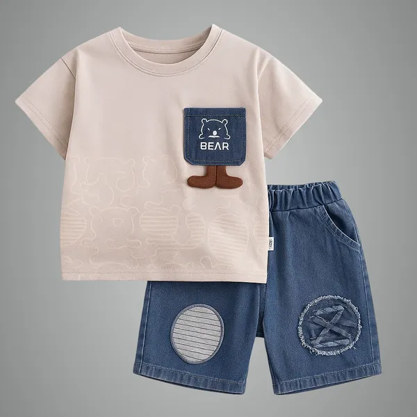 Gray_Trendy_&_Comfortable_Bear_Denim_Shorts_For_Boys