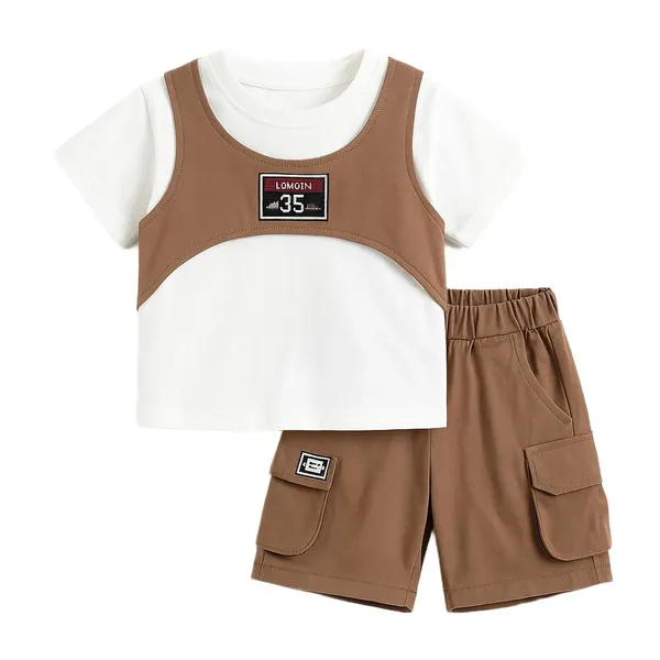 Brown_Trendy_&_Comfortable_Matching_Shorts_Set_For_Kids_For_Boys