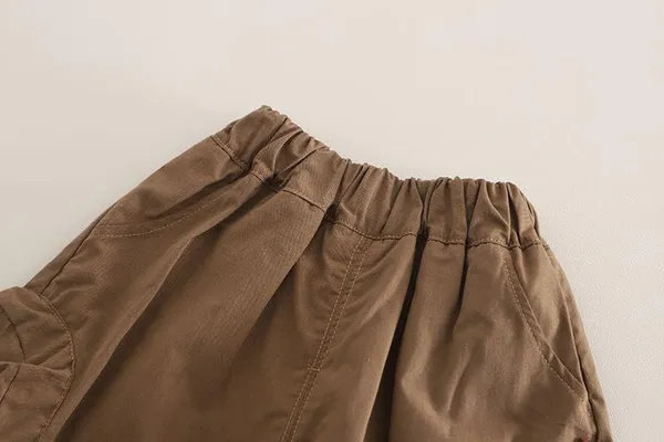 Brown_Trendy_&_Comfortable_Matching_Shorts_Set_For_Kids_For_Boys