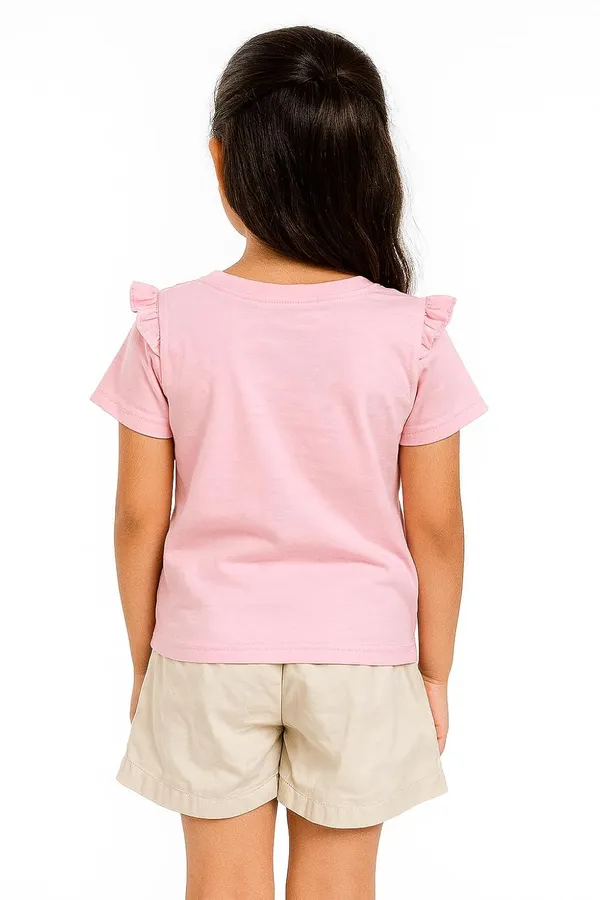 Pink_Trendy_&_Comfortable_Bunny_Print_Top_&_Shorts_Set_For_Girls