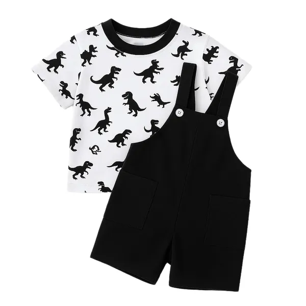 Black_Trendy_&_Comfortable_Dungaree_Set_For_Boys