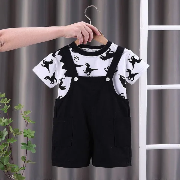 Black_Trendy_&_Comfortable_Dungaree_Set_For_Boys