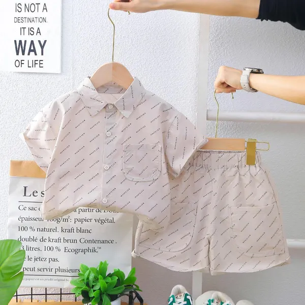 Grey_Trendy_&_Comfortable_Shirt_Matching_Shorts_Set_For_Kids_For_Boys