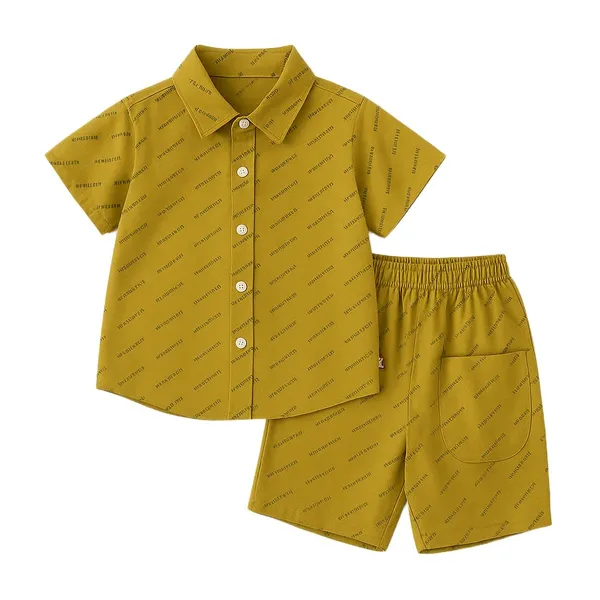 Green_Trendy_&_Comfortable_Shirt_Matching_Shorts_Set_For_Kids_For_Boys