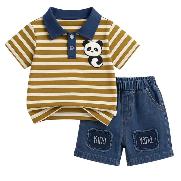 Green_Trendy_&_Comfortable_P&A_Denim_Shorts_Set_For_Boys