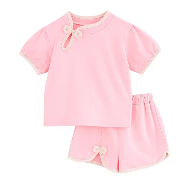 Pink_Trendy_&_Comfortable_Summery_Pastel_Sets_T_Shirt_&_Shorts_Set_For_Girls