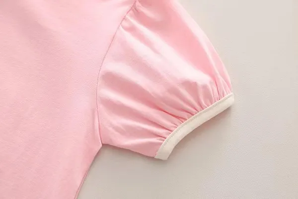 Pink_Trendy_&_Comfortable_Summery_Pastel_Sets_T_Shirt_&_Shorts_Set_For_Girls