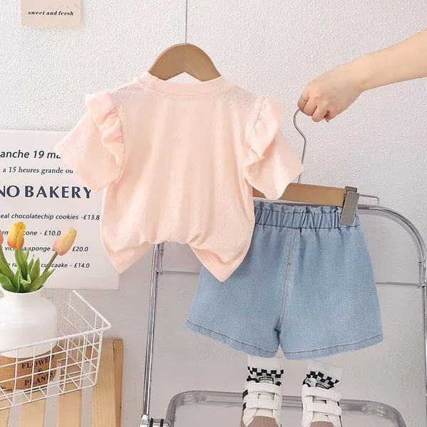 Pink_Trendy_&_Comfortable_Embroidered_Flower_Top_&_Denim_Set_For_Girls