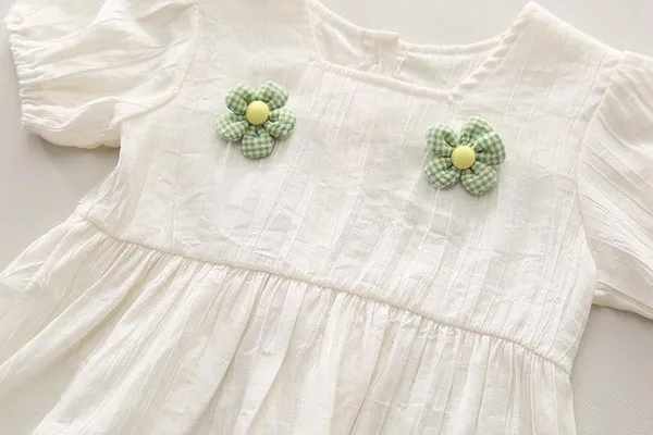 White_Trendy_&_Comfortable_Ruffled_Pants_Sets_For_Girls