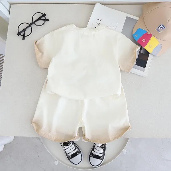 Cream_Trendy_&_Comfortable_Ombre_Shorts_Set_For_Girls