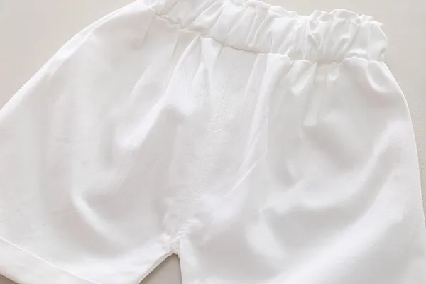 Light_Pink_Trendy_&_Comfortable_Rainbow_White_Shorts_For_Girls