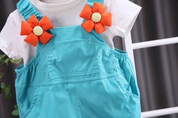 Sea_Green_Trendy_&_Comfortable_Floral_Dungaree_For_Girls