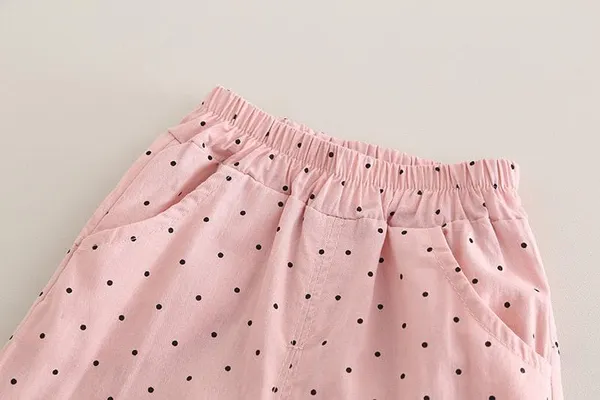 Pink_Trendy_&_Comfortable_Small_Polka_Dots_Set_For_Girls