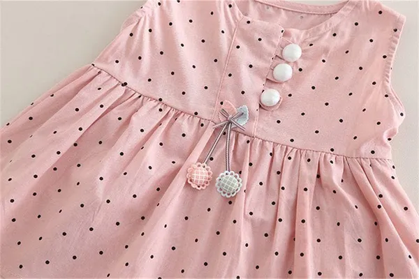 Pink_Trendy_&_Comfortable_Small_Polka_Dots_Set_For_Girls