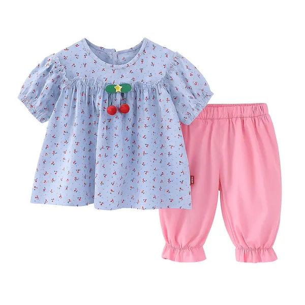 Blue_Trendy_&_Comfortable_Cherry_Pants_Set_For_Baby_Girls