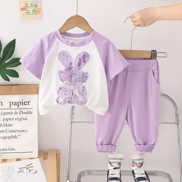Lavender_Trendy_&_Comfortable_Sequinned_Bunny_Pant_Set_For_Girls