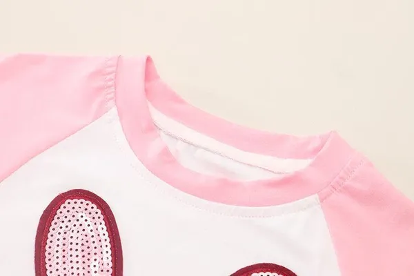 Pink_Trendy_&_Comfortable_Sequinned_Bunny_Pant_Set_For_Girls