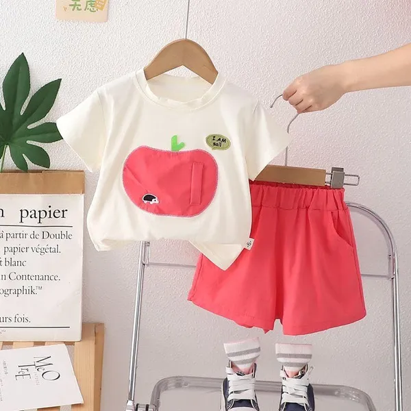 Pink_Trendy_&_Comfortable_Apple_Shorts_Set_For_Baby_Girls