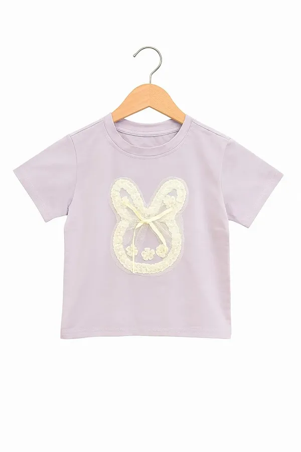 Lavender_Trendy_&_Comfortable_Bunny_Bow_Whirl_Skirt_And_T-Shirt_Set_For_Girls