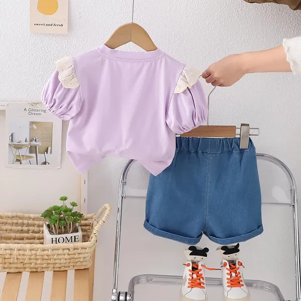 Lavender_Trendy_&_Comfortable_Cotton_T-Shirt_With_Shorts_For_Baby_Girls