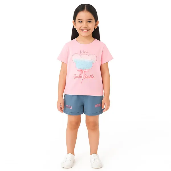 Pink_Trendy_&_Comfortable_Holiday_Shorts_Set_For_Baby_Girls