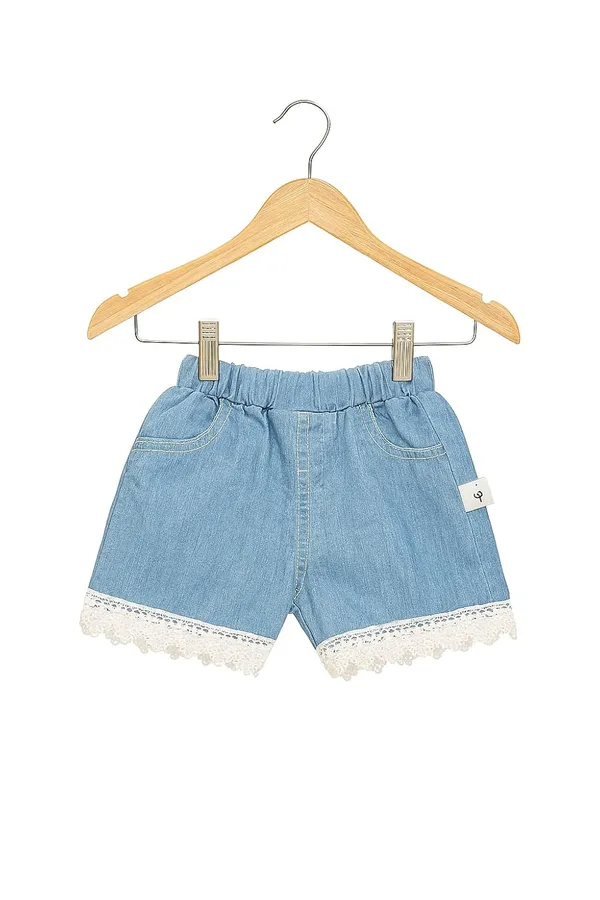 Pink_Trendy_&_Comfortable_Shirt_And_Laced_Denim_Set_For_Girls